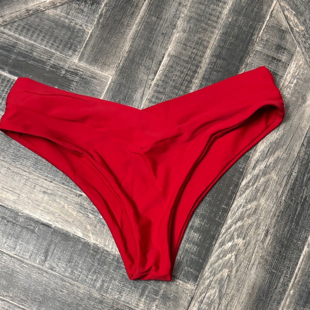 Red Women's Swim Bottom